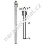 Hawera 141480 vrták do dlažby a skla 12 x 10/80 mm