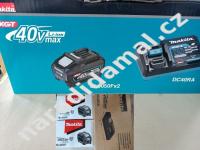Makita 1911V6-0 Nabíjecí sada baterií BL4050F a rychlonabíječky DC40RA v kartonovém balení 40V Li-ion XGT