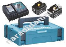 Makita 197624-2 sada dvou aku baterií 18V/5Ah v systaineru s rychlonabíječkou DC18RC 7,2-18V LXT Li-ion
