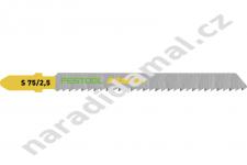 Festool S 75/2,5/25 WOOD FINE CUT 204257 Pilové plátky do přímočaré pilky balení 25 kusů