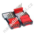 Sada 18-ti kobaltových vrtáků na nerez Bosch 2607017047