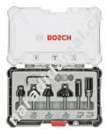 Bosch 2607017469 sada 6-ti fréz zarovnávacích a ohraňovacích