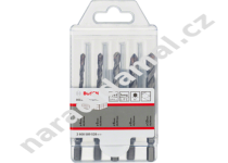 Bosch 2608589528 HEX-9 Ceramic 5-dílná sada vrtáků na dlaždice