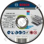 Bosch 2608603169 řezný kotouč Standard for Inox - Rapido WA 60 T BF 115 x 1,0 x 22,23 mm