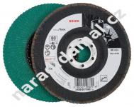 Lamelový brusný kotouč Bosch X581 Best for Inox (2608607640) lomený 125 x 22,23 zr. 80