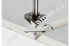 Festool 491001 HW S8 D32/90° Fréza stopková na sádrokarton