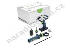 Festool TDC 18/4 I-Basic (575601) AKU vrtačka/šroubovák QUADRIVE 18V Li-ion 4 rychlosti