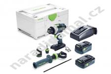 Festool TDC 18/4 5,0/4,0 I-Plus (577649) AKU vrtačka/šroubovák QUADRIVE 18V Li-ion 4 rychlosti