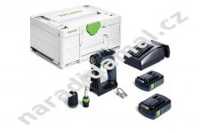 Festool CXS 18 C 3,0-Plus (576883) aku šroubovák/vrtačka 18V/3,0Ah Li-ion