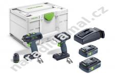 Festool 577244 TID 18 HPC 4,0 I-Set T18  Šroubovací a vrtací sada