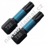 Torzní bity Tx25 x 25 mm Makita B-63688 Impact Black