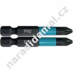 Torzní bity Ph2 x 50 mm Makita B-63725 Impact Black