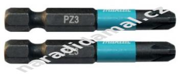 Torzní bity Pz3 x 50 mm Makita B-63769 Impact Black