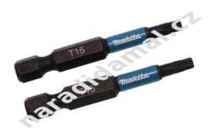 Torzní bity Tx 15 x 50 mm Makita B-63775 Impact Black