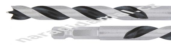 Vrták spirálový Makita D-15908 do dřeva 8 x 65/115 mm upínání 1/4" šestihran