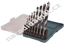 Makita D-77257 sada 8 spirálových vrtáků do dřeva 3-10 mm