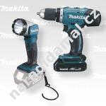 Aku vrtačka/šroubovák Makita DDF453SYEL se svítilnou 18V/1,5Ah LXT Li-ion