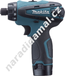 Aku šroubovák 1/4" Makita DF030DWE 10,8V/1,3Ah Li-ion