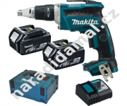 Aku sádrokartonářský šroubovák Makita DFS452RTJ 18V/5Ah LXT Li-ion