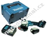 Makita DGA511RFJ aku bruska úhlová s regulací otáček 125 mm 18V/3Ah LXT Li-ion
