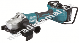 Makita DGA901T2U1 aku bruska úhlová AWS 230 mm  2 x 18V/5Ah LXT Li-ion