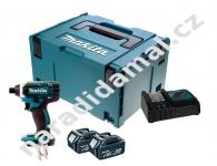 AKU rázový utahovák 1/4" Makita DTD152RTJ 18V/5Ah LXT Li-ion