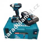 Aku rázový utahovák 1/4" Makita DTD157RTJ 18V/5Ah LXT Li-ion