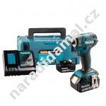 Aku rázový utahovák 1/4" Makita DTD173RTJ 18V/5Ah LXT Li-ion