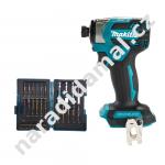 Aku rázový utahovák 1/4" Makita DTD173ZJX2 18V LXT Li-ion se sadou bitů Premier