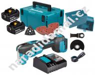Makita DTM53RTJX1 aku bruska oscilační MultiTool s příslušenstvím 18V/5Ah LXT Li-ion