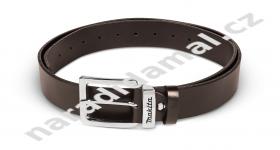 Kožený opasek MAKITA E-05387 hnědý L s kovovou sponou