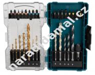 Sada 29 kusů vrtáků a bitů Makita E-07054 do zdiva, kovu i dřeva