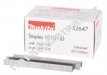 Makita F-32647 (1010 HD) Spony délky 10 mm, šíře 10,6 mm, síla drátu 0,6 x 1,2 mm