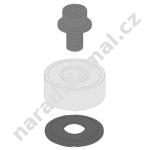 IGM F079-00300 náhradní ložisko průměru 12.7 mm ke stopkovým frézám na dřevo