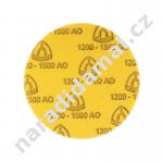 Brusný papír na suchý zip pr.125 mm, zrno 1500, FD500 na molitanové podložce bez odsávacích otvorů