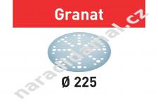 Festool 205655 STF D225/128 P80 GR/25 brusný papír na suchý zip pr. 225 mm Granat