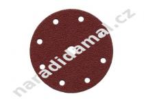 Brusný papír na suchý zip pr.150 mm zrno 100, otvorů 8+1 Makita P-32605