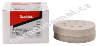 Brusný papír na suchý zip pr.125 mm zrno 400, otvorů 8 Makita P-37465