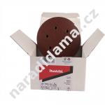 Makita P-37568 Brusný papír na suchý zip pr.150 mm zrno  40, otvorů 6