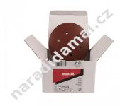Brusný papír na suchý zip pr.150 mm zrno 100, otvorů 6 Makita P-37596