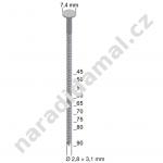 Prebena RK2865BKRI Hřebíky RK kroužkové s kulatou hlavou 2,8 x 65 mm spojené plastem 20° bez povrchové úpravy