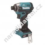 AKU rázový utahovák 1/4" Makita TD003GZ 40V XGT Li-ion