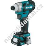 AKU rázový utahovák 1/4" Makita TD111DSAE 12V/2Ah CXT Li-ion