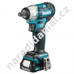 AKU rázový utahovák 1/2" Makita TW161DSAE 12V/2Ah CXT Li-ion