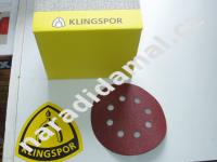 Klingspor 270247 PS18EK Brusný papír na suchý zip pr.125 mm P 36, otvorů 8