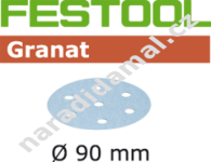 Brusné kotouče Festool 497365 STF D90/6 P80 GR/50 Granat
