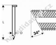 Makita F-30566 Hřebíky D 34º páskovné papírem 2,9 x 60 mm