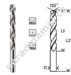 Vrták do kovu  3,0x100/66mm dlouhý HSS-G Hawera 145131