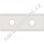 Žiletky-nože N011-30025 tvrdokovové 30x12x1,5mm 2-břit CMT