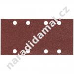Brusný papír Makita (P-35938) 93 x 185 mm zrno  40 děr 8 suchý zip (bal. 50ks)